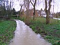 River Leck at Church End Leckhampstead.