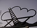 Detail of public art sculpture, Soroptimist Park, Rowes Bay, Queensland.