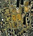 计划初期的新宿副都心空照图。当时仍有许多空地。（1974年）