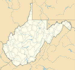 查爾斯頓在西維吉尼亞州的位置