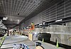Wilshire/Fairfax station under construction in March 2024