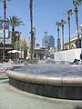 A fountain at The Block at Orange.