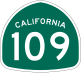 State Route 109 marker