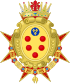 Coat of arms under the Medici period Greater coat of arms used under Habsburg-Lorraine period of Tuscany