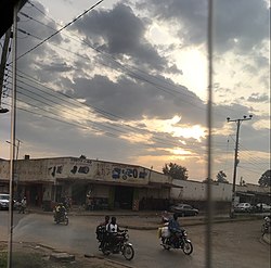 Dusk in Mbale district Uganda