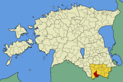 Varstu Parish within Võru County.