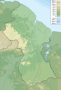 List of fossiliferous stratigraphic units in Guyana is located in Guyana