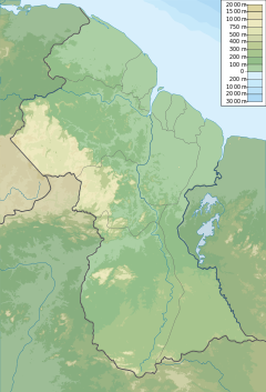 Kako River is located in Guyana