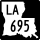 Louisiana Highway 695 marker