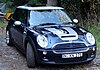 A blue 2006 Mini Cooper S Checkmate