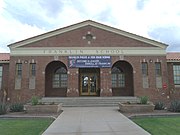 Franklin High Schoolwas built in 1925 and is located at 1625 W. McDowell Rd. It was listed in the National Register of Historic Places on August 12, 1993, reference: #93000814.