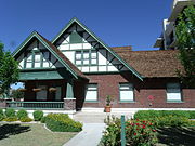 The Winship House built in 1919 and is located at 216 W. Portland Ave., Phoenix, Az. It was built for Dr. Welter D. Schackelford and in i923 sold to Fred Winship. The house is listed in the Phoenix Historic Property Register.