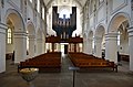 church interior towards the organ