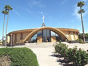 The Glass and Garden Community Church was built in 1966 and is located at 8620 E. McDonald Road. It is listed in the Scottsdale Historic Register.