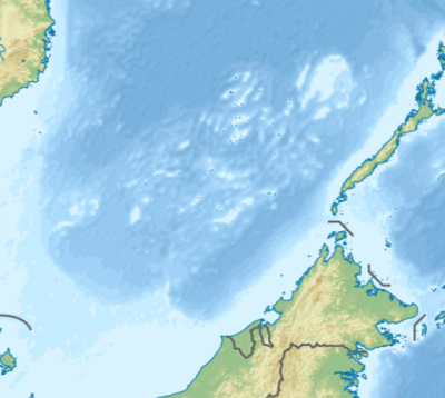 Location map Spratly Islands relief