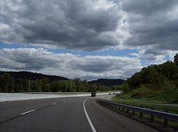 Along State Route 7 in southern Knox Township