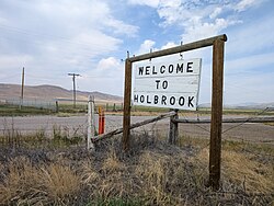 Holbrook, ID Welcome Sign