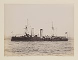 The Italian cruiser Dogali.