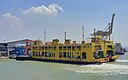 ☎∈ Penang ferries Pulau Rimau, Pulau Rawa and Pulau Payar docked at the Butterworth ferry terminal in Feb 2011.