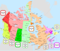 Canada timezone map - fr.svg French Labels