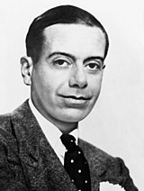 A black-and-white portrait of Cole Porter