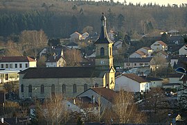 The church in Deyvillers