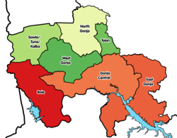 Districts of Savannah Region