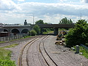 Completed double junction at Hessle Road, Hull