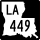 Louisiana Highway 449 marker