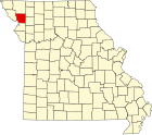 安德鲁县在密苏里州的位置