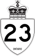 Highway 23 marker