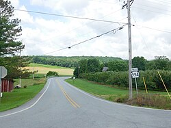 Westbound PA 994 in Clay Township