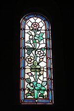Chapel window, floral design