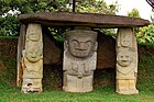 Zoomorphico-anthropomorphic figures from San Agustín Archaeological Park