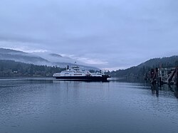 MV Skeena Queen approaching Fulford terminal
