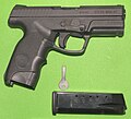 'Third generation' Steyr M40-A1 with magazine and limited access lock key, and manual safety