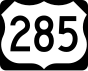 285号美国国道 marker
