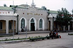 Züünkharaa railway station