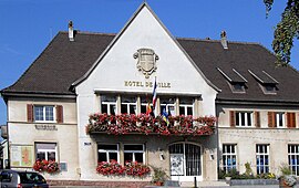 The town hall in Bennwihr