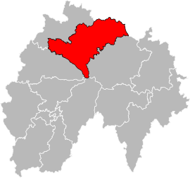 Situation of the canton of Riom-ès-Montagnes in the department of Cantal