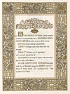An elaborately decorated page with the heading "The Constitution of India"