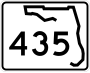 State Road 435 marker