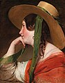 Friedrich von Amerling, Girl with a strawhat