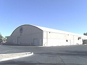 The historic Thunderbird 1 Army Air Field Airplane Hanger was built in 1941 (GAHS).