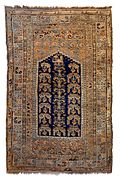 17th century Turkish carpet from Kula in the private collection of the de Unger family