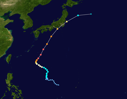 颱風馬鞍的路徑圖