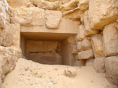 Entrance to the subterranean chambers