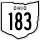 State Route 183 marker