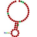 RF_site9: Secondary structure taken from the Rfam database. Family RF01098. Derived from Pseudobase PKB00080