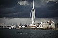 Spinnaker Tower from the water, 2012.